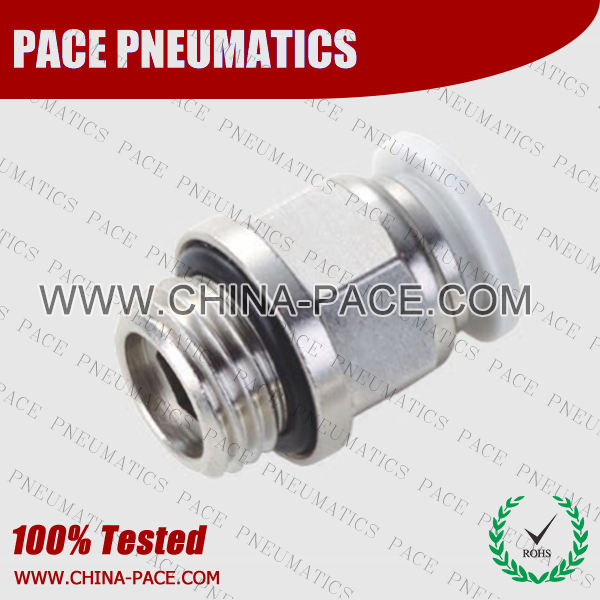 Grey White Composite Push In Fittings Male Straight With G Thread, Pneumatic Push To Connect Fittings, Polymer Air Fittings, one touch tube fittings, Pneumatic Fitting, Nickel Plated Brass Push in Fittings, push in fitting, Quick coupler, air blow gun, Air Hose, air connector, all metal push in fittings, Pneumatic Push to Connect Fittings, Air Flow Speed Controllers, Hand Valves, Sinter Silencers, Mufflers, PU Tubing, PA Tube, Nylon Tube, Pneumatic Fittings, Tube fittings, Pneumatic Tubing, pneumatic accessories.